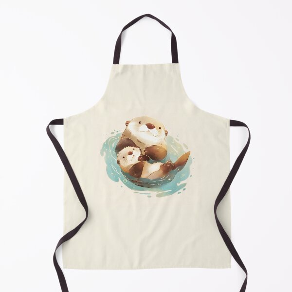 Item preview, Lovely Mother and Baby Otter designed and sold by Windy-market.
