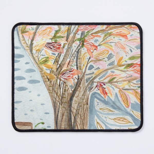 Item preview, "Autumn Garden On A Windy Day" By Salsysafrano. designed and sold by SalsySafrano.