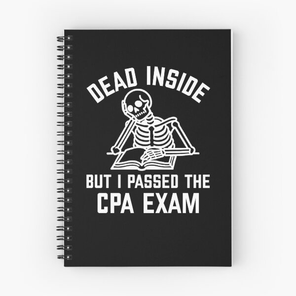 Item preview, Muerto por dentro pero aprobé el examen de CPA Contador divertido designed and sold by The Junto Shop.