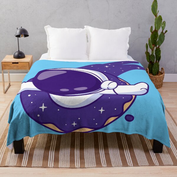 Item preview, Cute Astronaut Flying with Doughnut in Space: Cartoon Vector Icon Illustration designed and sold by hjian8219.