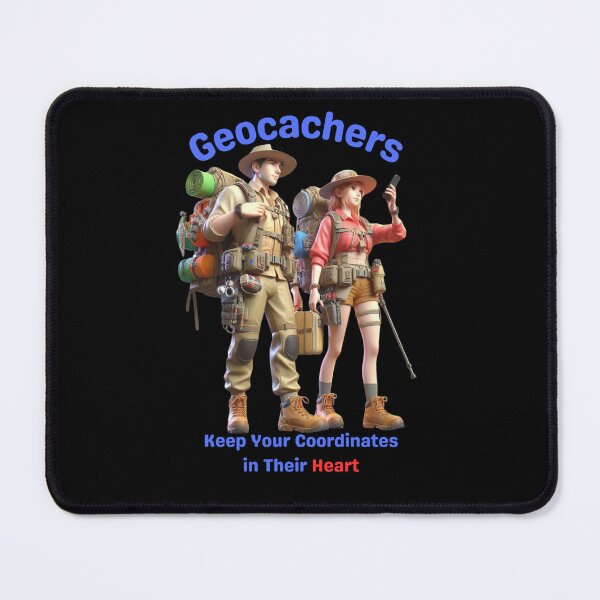 Item preview, Geocachers Keep Your Coordinates in their Heart designed and sold by jglobal360.