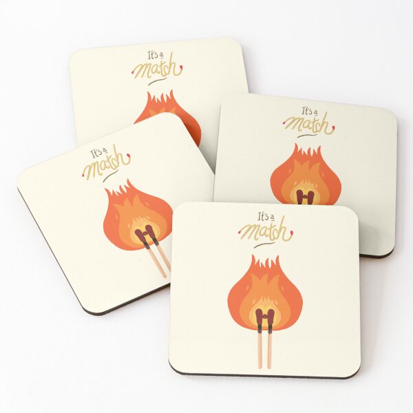 Item preview, It's a match! designed and sold by miim ilustra.