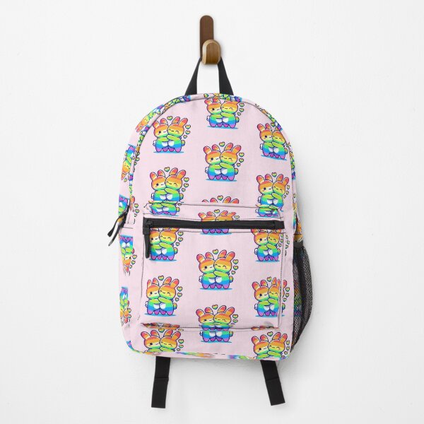 Item preview, Rainbow Hugging Bunnies designed and sold by Prideful-Prints.