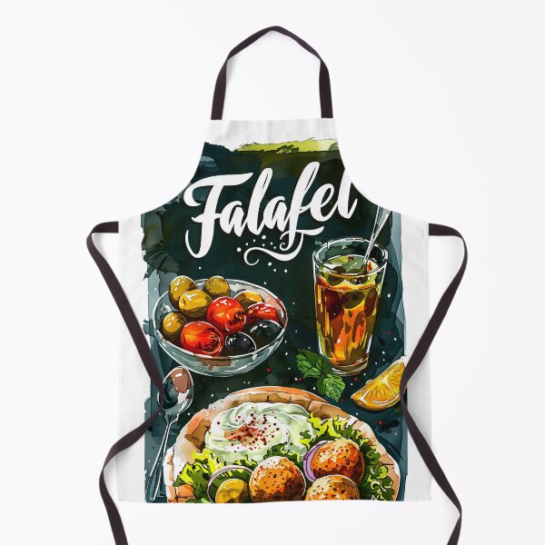 Item preview, Falafel Hummus Feast: Celebrating Healthy Eating and Mediterranean Vegan Delights AI Generated designed and sold by FUNqoosh.