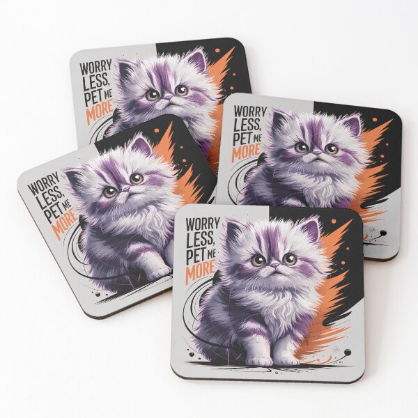 Item preview, WORRY LESS, PET ME MORE designed and sold by Shiwwa.
