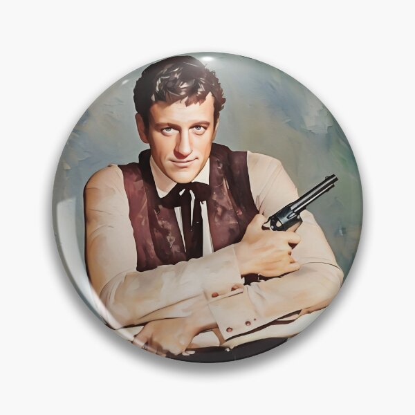 Item preview, James Arness as Matt Dillon in Gunsmoke - oil painting  designed and sold by deusrex007.