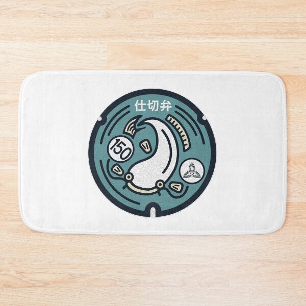 Item preview, Yoshikawa City Manhole Cover Art 2 designed and sold by Musashi1996Art.