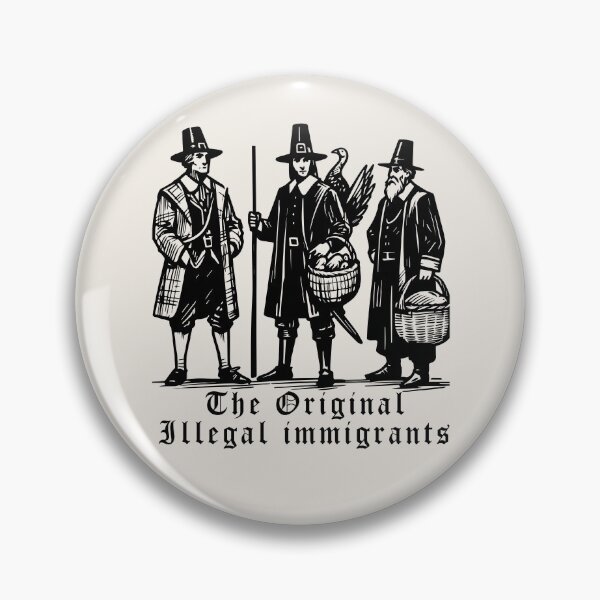 Item preview, Pilgrims (The Original Illegal immigrants)  designed and sold by Texterns.