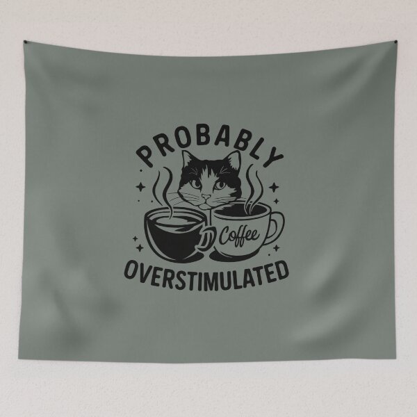 Item preview, Probably Oversitmulated Cat designed and sold by EnchantedDecor.