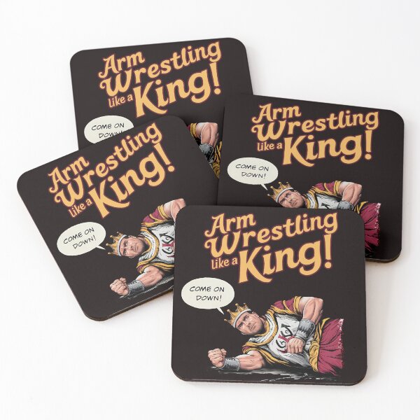 Item preview, Arm Wrestling like a king designed and sold by CoolCrazyQuirky.