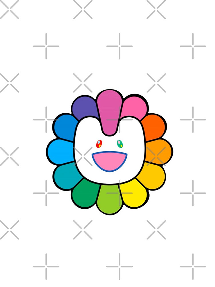New Jeans supernatural rainbow flower Sticker