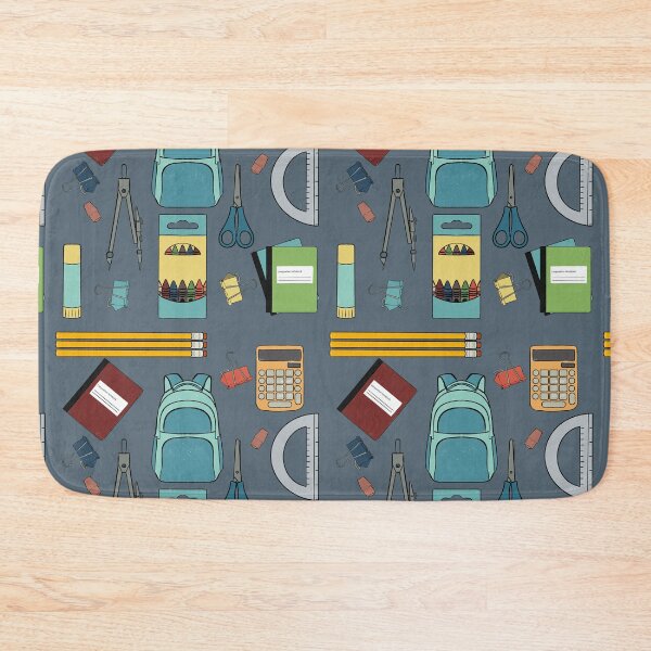 Item preview, School supplies print designed and sold by toadwithbooks.