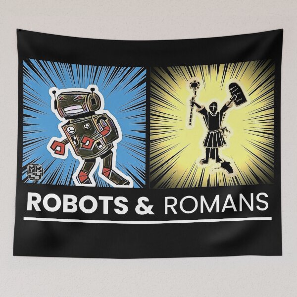 Artikelvorschau, Roboter & Römer 2 entworfen und verkauft von Infernal Machines.