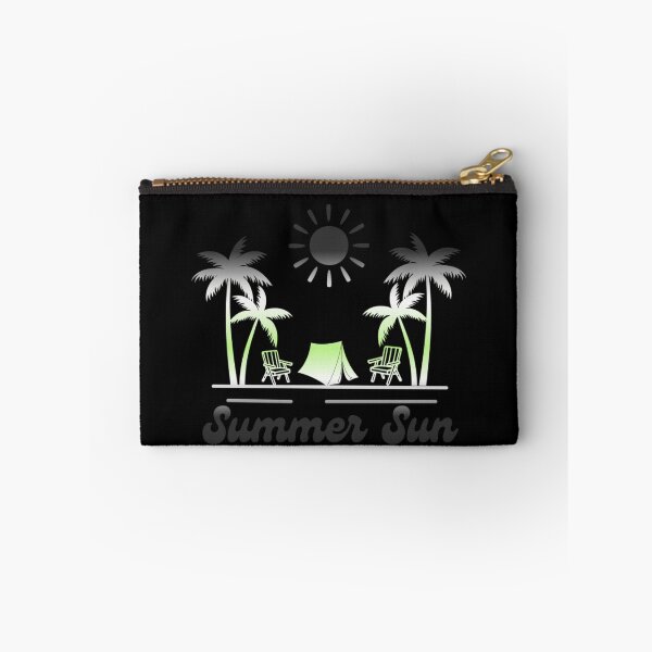 Item preview, Agender pride graphic, Beach Vibes with tent, palm trees and deck chair rainbow graphic, summer sun vibes, summer aesthetic graphic,  designed and sold by PrideBeProud.