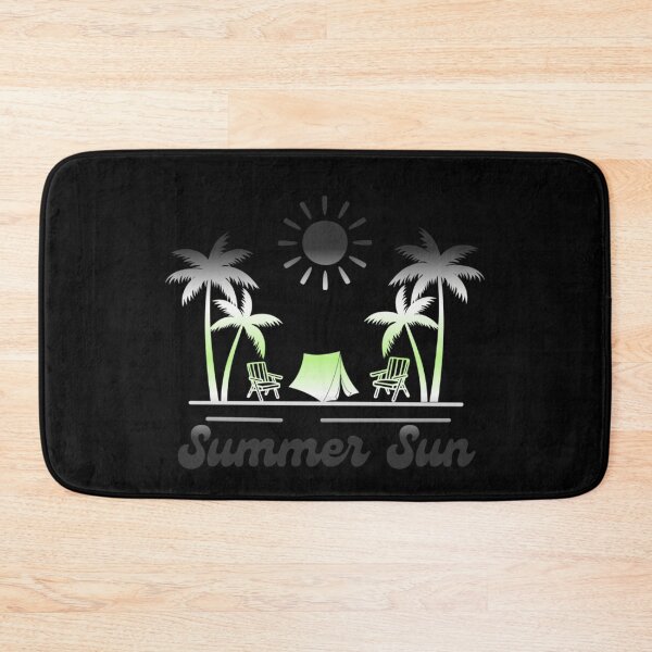 Item preview, Agender pride graphic, Beach Vibes with tent, palm trees and deck chair rainbow graphic, summer sun vibes, summer aesthetic graphic, designed and sold by PrideBeProud.