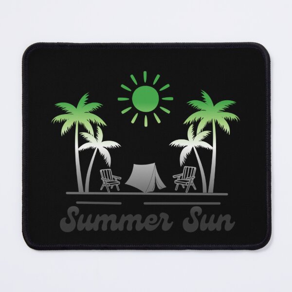 Item preview, Aromantic pride graphic, Beach Vibes with tent, palm trees and deck chair rainbow graphic, summer sun vibes, summer aesthetic graphic,  designed and sold by PrideBeProud.