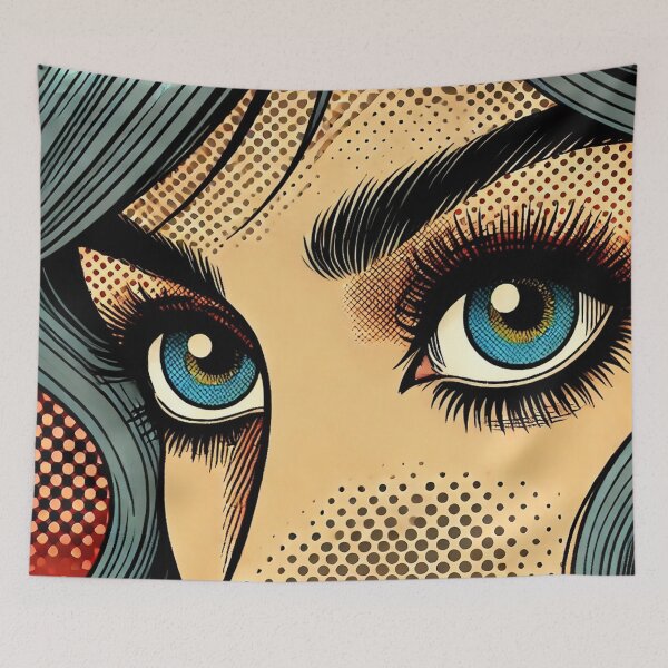Item preview, Pop Art Woman's Eyes designed and sold by PinUpPizzazz.