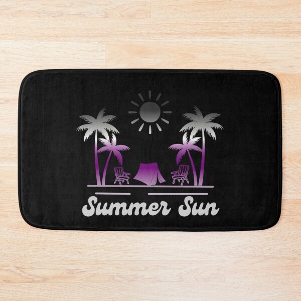 Item preview, Asexual pride graphic, Beach Vibes with tent, palm trees and deck chair rainbow graphic, summer sun vibes, summer aesthetic graphic, designed and sold by PrideBeProud.