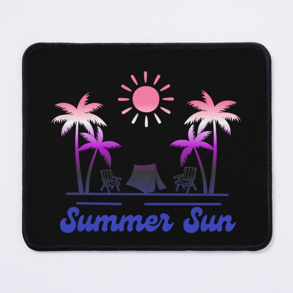 Item preview, Genderfluid pride graphic, Beach Vibes with tent, palm trees and deck chair rainbow graphic, summer sun vibes, summer aesthetic graphic,  designed and sold by PrideBeProud.