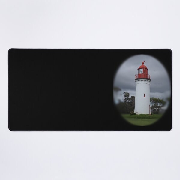 Item preview, Lighthouse With Red Top On Cloudy Day designed and sold by KeksWorkroom.