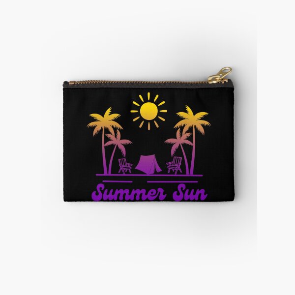 Item preview, Intersex pride graphic, Beach Vibes with tent, palm trees and deck chair rainbow graphic, summer sun vibes, summer aesthetic graphic,  designed and sold by PrideBeProud.