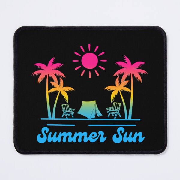 Item preview, Pansexual pride graphic, Beach Vibes with tent, palm trees and deck chair rainbow graphic, summer sun vibes, summer aesthetic graphic,  designed and sold by PrideBeProud.