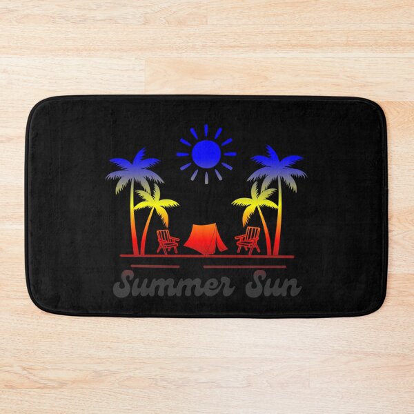 Item preview, Polyamory pride graphic, Beach Vibes with tent, palm trees and deck chair rainbow graphic, summer sun vibes, summer aesthetic graphic, designed and sold by PrideBeProud.
