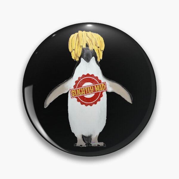 Item preview, SLIGHTLY MAD Queen Fan Art, Penguin, Banana Hair  | Good Vibes Collection designed and sold by Made by Tamar.