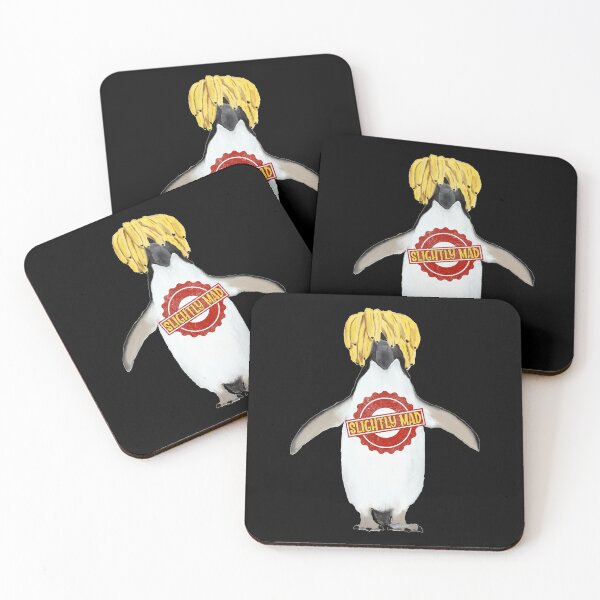 Item preview, SLIGHTLY MAD Queen Fan Art, Penguin, Banana Hair  | Good Vibes Collection designed and sold by Made by Tamar.