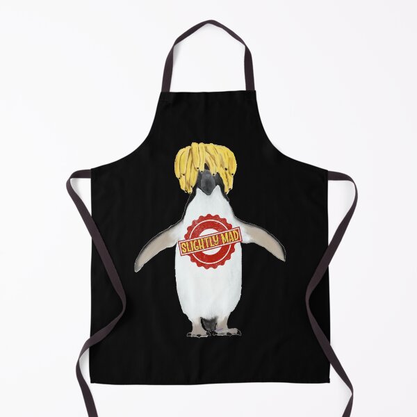 Item preview, SLIGHTLY MAD Queen Fan Art, Penguin, Banana Hair | Good Vibes Collection designed and sold by Made by Tamar.