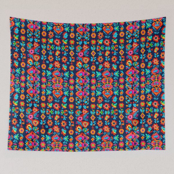 Item preview, Vibrant floral draperies designed and sold by KilianSzmid.