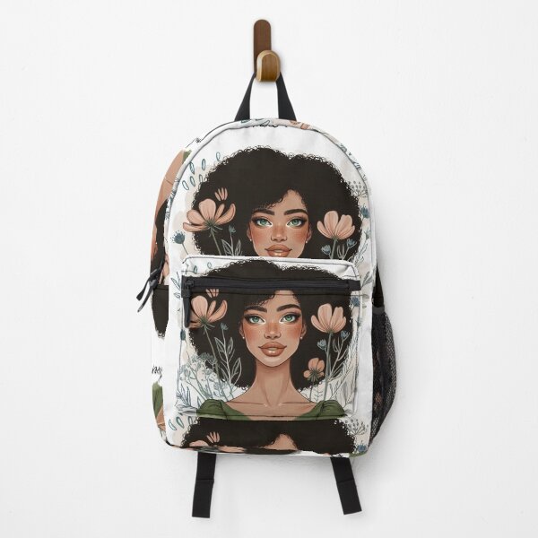 Item preview, Woman Afro Just Smile Whatever designed and sold by Nanthanon.