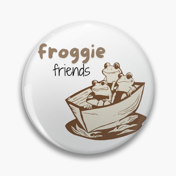 Item preview, Froggie Friends Design - Cute Frogs in Boat Cartoon Tee designed and sold by BreeTreasures.