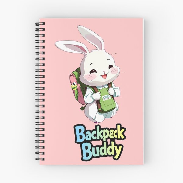 Item preview, Backpack Buddy with A Cute Bunny Fun Design T-Shirt designed and sold by WitMeme.