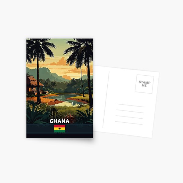 Aperçu de l'œuvre Voyage au Ghana  créée et vendue par Thistle-TShop.