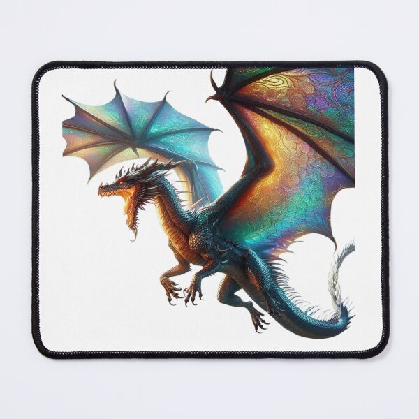Item preview, Mythological Dragon Flying designed and sold by AIrtisticPrints.