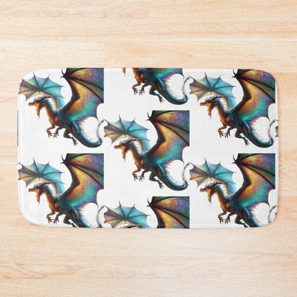 Item preview, Mythological Dragon Flying designed and sold by AIrtisticPrints.