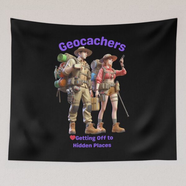 Item preview, Geocachers ❤️ Getting Off to Hidden Places designed and sold by jglobal360.