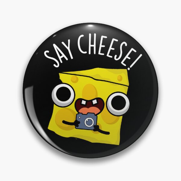 Item preview, Say Cheese Funny Photographer Pun (Dark BG) designed and sold by punnybone.