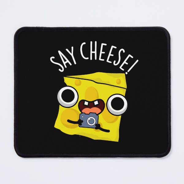 Item preview, Say Cheese Funny Photographer Pun (Dark BG) designed and sold by punnybone.