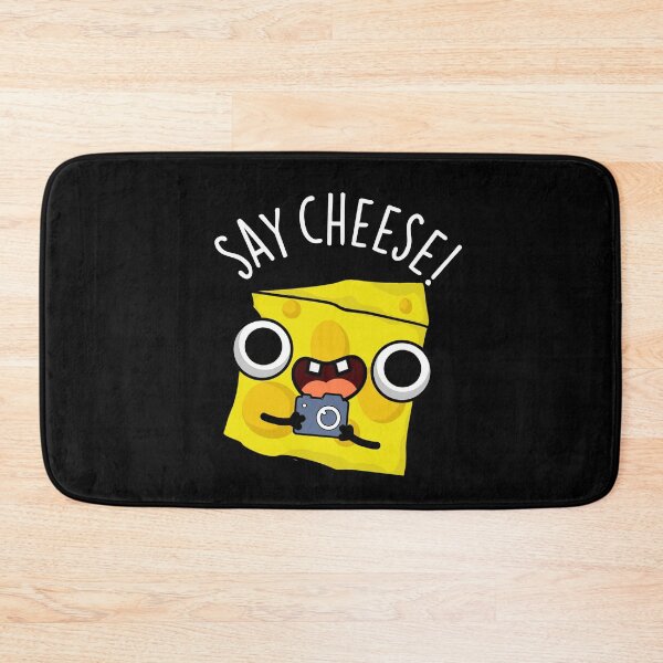 Item preview, Say Cheese Funny Photographer Pun (Dark BG) designed and sold by punnybone.