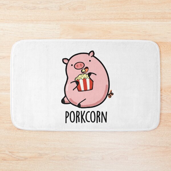 Item preview, Porkcorn Funny Popcorn Pun  designed and sold by punnybone.