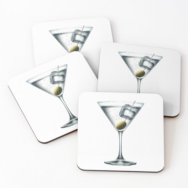 Item preview, Martini, cocktail, Olives, dry martini, House party designed and sold by TrueArtVibes.