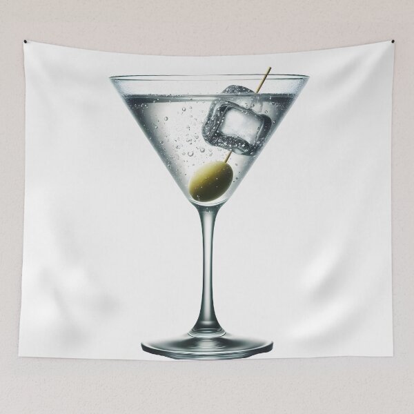 Item preview, Martini, cocktail, Olives, dry martini, House party designed and sold by TrueArtVibes.