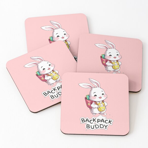 Item preview, Backpack Buddy with A Cute Bunny Fun Design T-Shirt designed and sold by WitMeme.