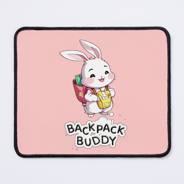 Item preview, Backpack Buddy with A Cute Bunny Fun Design T-Shirt designed and sold by WitMeme.