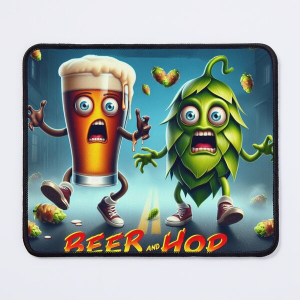 Item preview, Beer and Hop Comedy-Horror Movie Poster designed and sold by Heather Short.