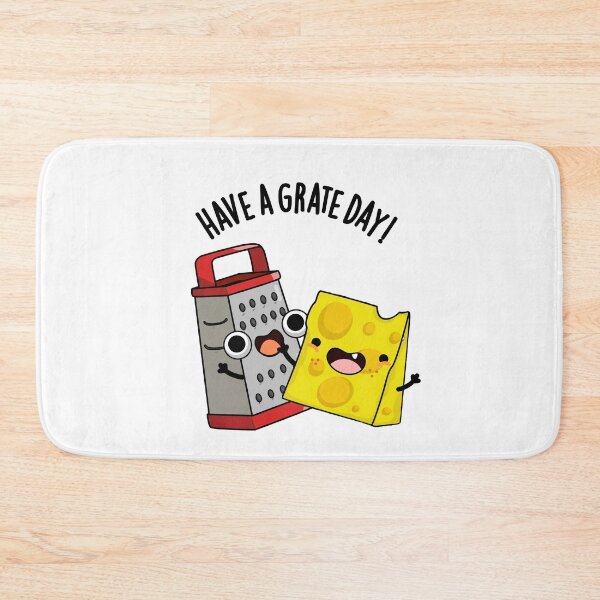 Item preview, Have A Grate Day Funny Cheese Pun  designed and sold by punnybone.