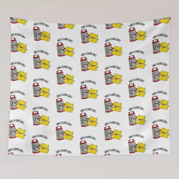 Item preview, Have A Grate Day Funny Cheese Pun  designed and sold by punnybone.
