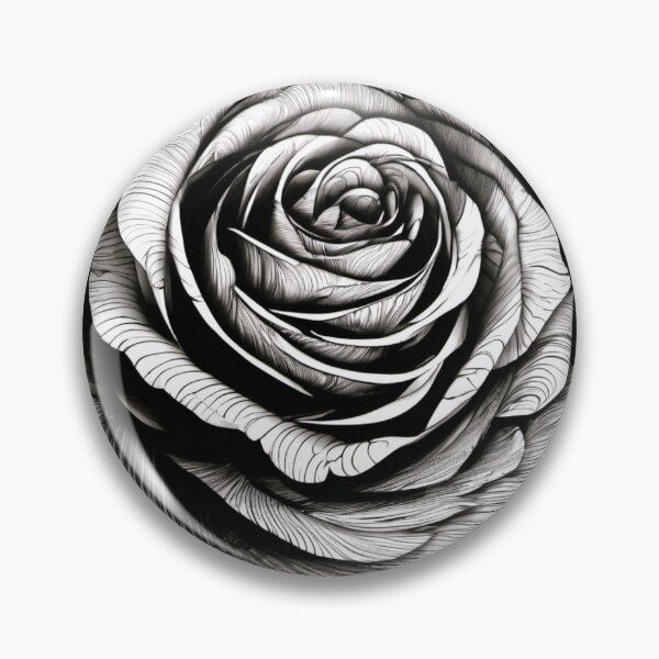 Item preview, black and white rose designed and sold by janjacbu.